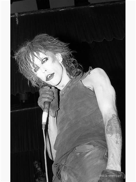 Alien Sex Fiend Gothic Poster For Sale By Mick Mercer Redbubble