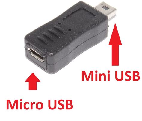 Переходник (адаптер) Micro USB "мама" - Mini USB "папа" - купить с ...