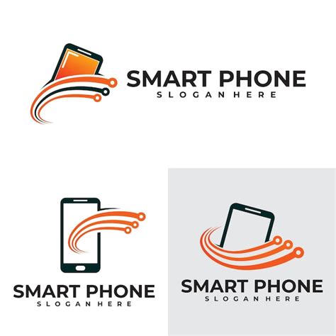 Premium Vector | Set of phone logo vector design template