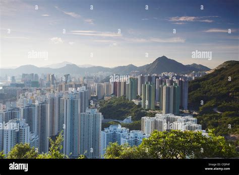 view  kowloon bay kowloon hong kong china asia stock photo alamy
