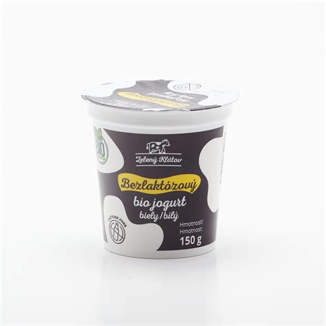 BIO Bezlaktózový biely jogurt 150g Yeme