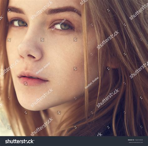 Portrait Sexy Blonde Closeup Stock Photo Shutterstock