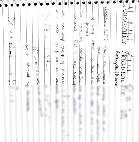 Nucleophilic Addition Reaction