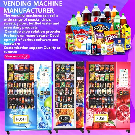 Small Automatic Smart Vending Machine Snacks And Drinks Product Show ...