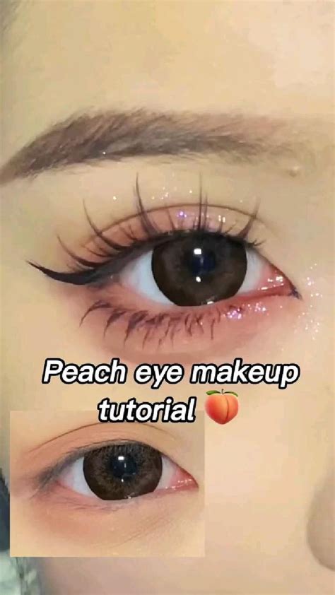 مكياج لون خوخي🍑 en 2022 | Maquillaje de ojos asiáticos, Maquillaje de ...