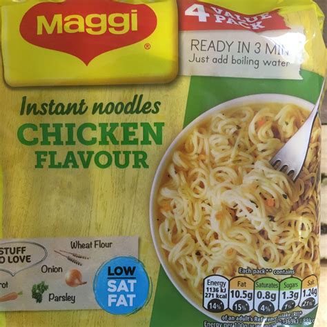 8x Maggi 3 Minute Instant Noodles Chicken Flavour 2 Packs Of 4x59g