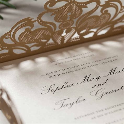 Laser Cut Wedding Invitations Diy Invites Customisable Etsy Australia