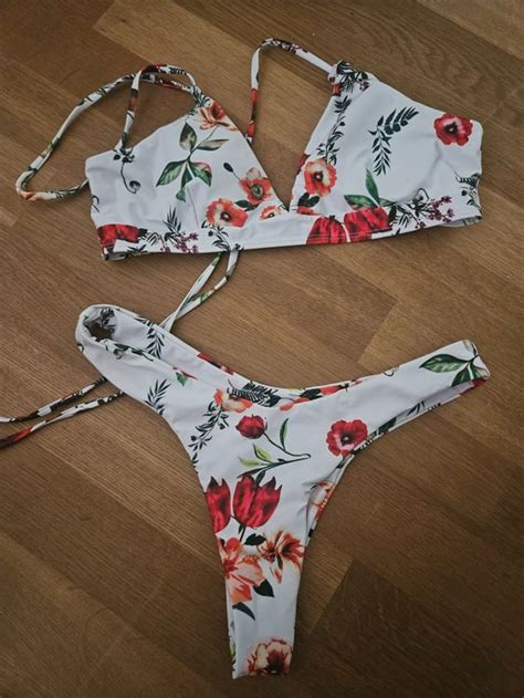 Zaful Bikini M Blumenbikini Bikini Badeanzug Kaufen Auf Ricardo
