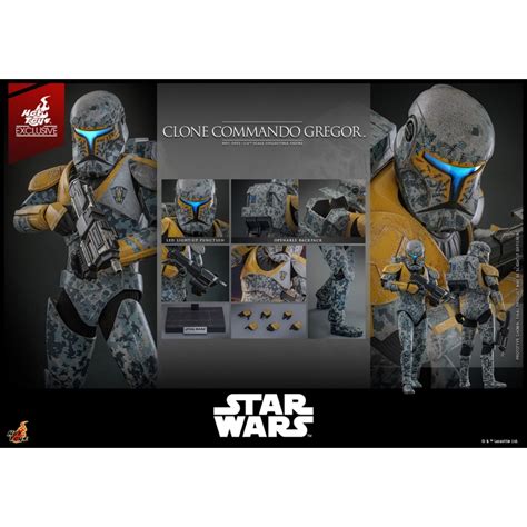 Clone Commando Gregor Hot Toys Action Figure The Clone Wars