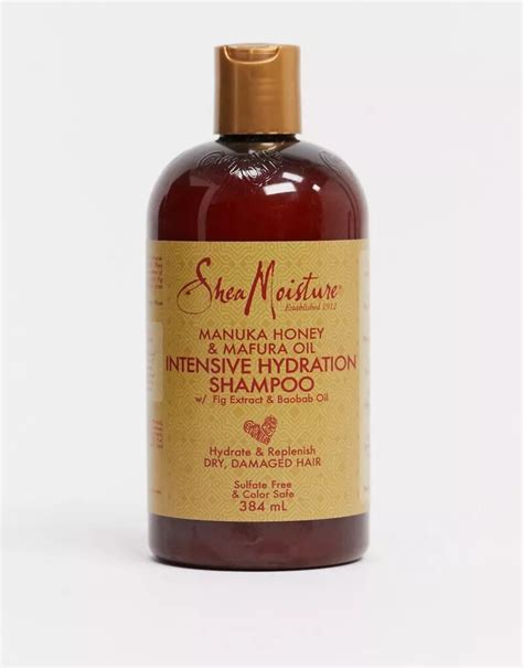 Shea Moisture Manuka Honey & Mafura Oil Интенсивный увлажняющий шампунь ...