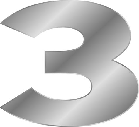 Number 3 Png Transparent Image Download Size 600x550px