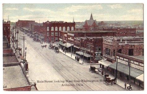 Main street Ardmore Ok | Oklahoma history, Historical images, Ardmore ...