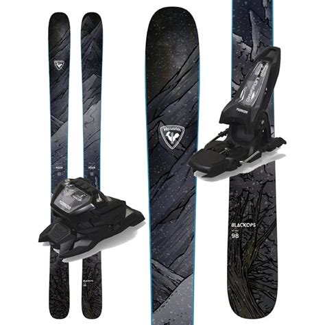 Colorado Ski Shop Rossignol Black Ops 98 Skis W Marker Griffon 13 ID