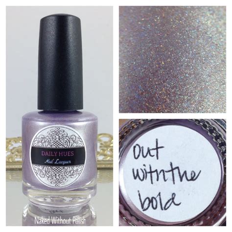 Daily Hues Nail Lacquer New Years Duo Swatch And Review Naked Without Polish