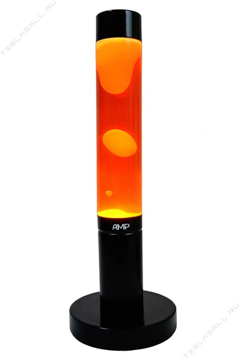 Лава-лампа 39 см Amperia Slim желто-красная — TeslaBall