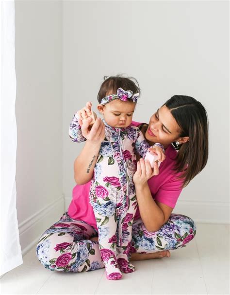 Mom Daughter Outfits Mom And Daughter Matching Top And Pants Set