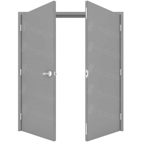 Commercial Steel Double Doors Hollow Metal Door Pair