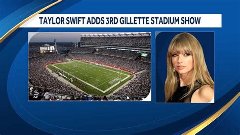 Taylor Swift Gillette Stadium tickets 2023: 3rd show added