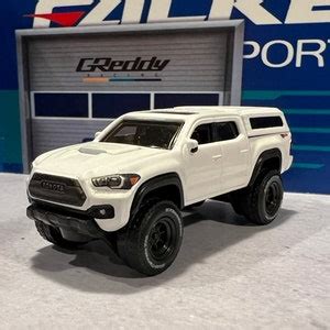 Hot Wheels Rd Gen Toyota Tacoma Custom Paint With Camper Shell Color Matched And Real Rider