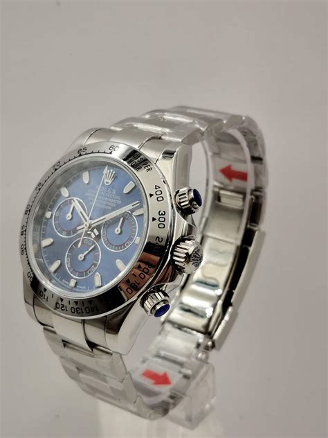 Replica Rolex Daytona Cosmograph Jf Stainless Steel Blue Dial