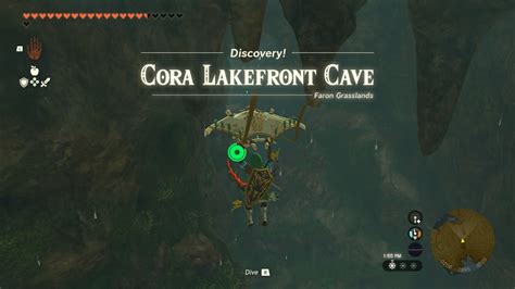 Cora Lakefront Cave The Legend Of Zelda Tears Of The Kingdom Guide