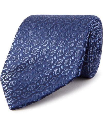 Blue Charvet Ties For Men Lyst