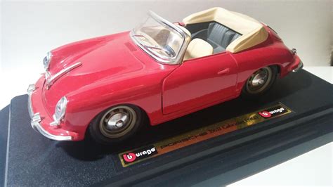 Bburago, Porsche 356B Cabriolet (1961) in 1:24 scale : r/Bburago