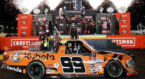 Christian Eckes Wins Nascar Craftsman Truck Series Finale As Ben Rhodes