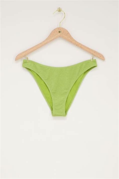 Groene Bikini Top Bandeau Met Lurex My Jewellery