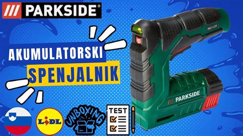 Akumulatorski Spenjalnik Parkside Pat D Slovenija Slovene Lidl Youtube