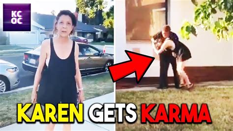 Racist Karen Gets Instant Karma Best Of Karens Getting Owned Vol