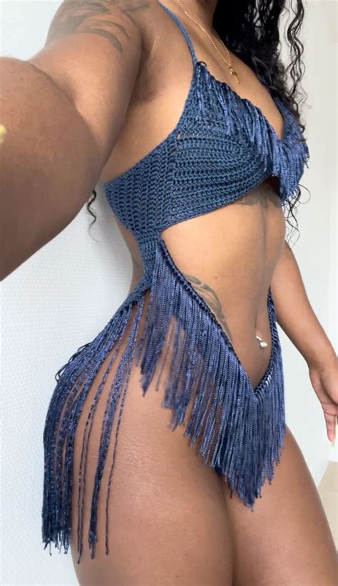 Best Woman Crochet Wedding Micro Bikini Set Pattern Only With Written Instruction And