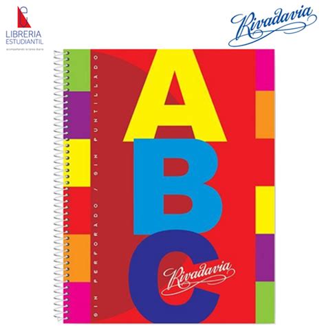 Cuaderno Abc C Espiral Tradicional Librer A Estudiantil