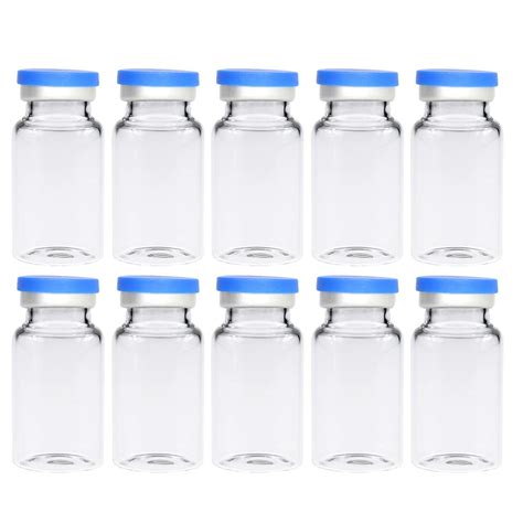 Buy Ultechnovoempty Glass Bottle Pcs Ml Clear Vial Transparent Vial