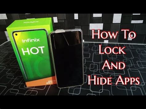Infinix Hot How To Lock And Hide Apps Easiest Method English Subtitles YouTube