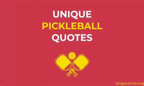 Pickleball Quotes Slogans Hub