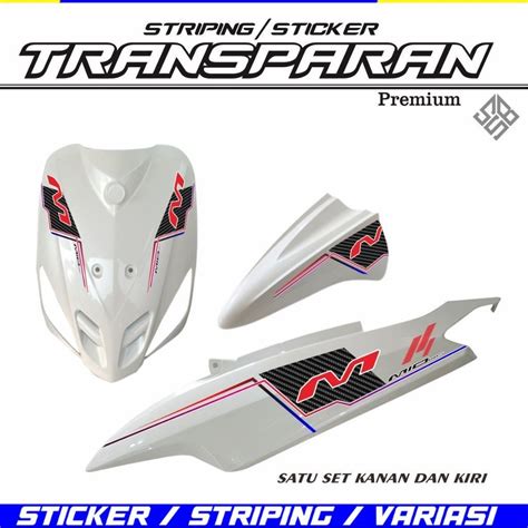 Jual Stiker Striping Transfaran Motor Mio Lama I Mio Old Sporty