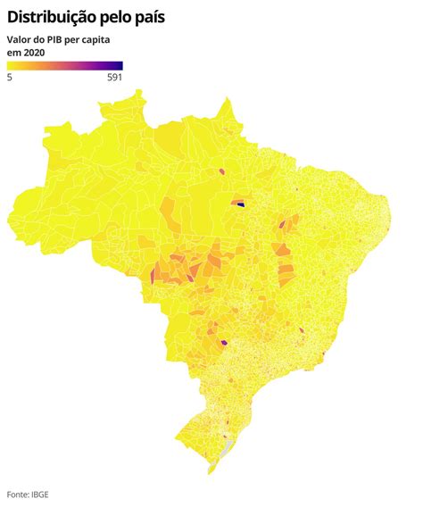 Saiba Qual é O Pib Per Capita Da Sua Cidade Brasil Valor Econômico