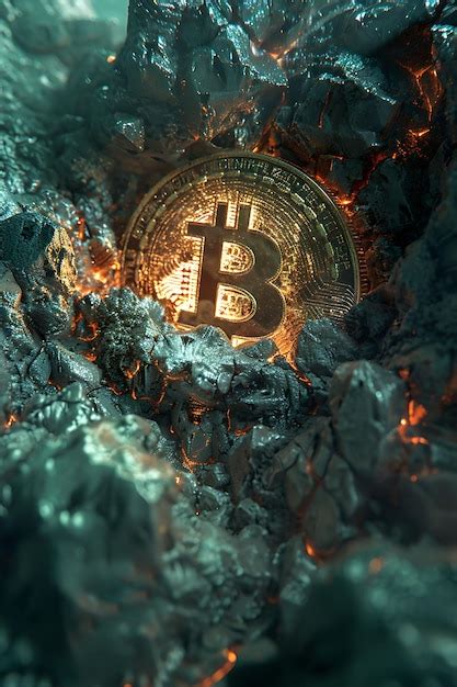 Premium Photo | Cave Exploration With Bitcoin Treasure Hunt Bitcoin ...