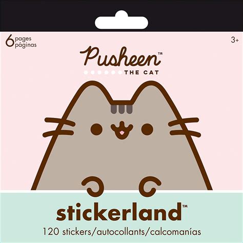 Trends International Pusheen Multicolor Stickers Etsy