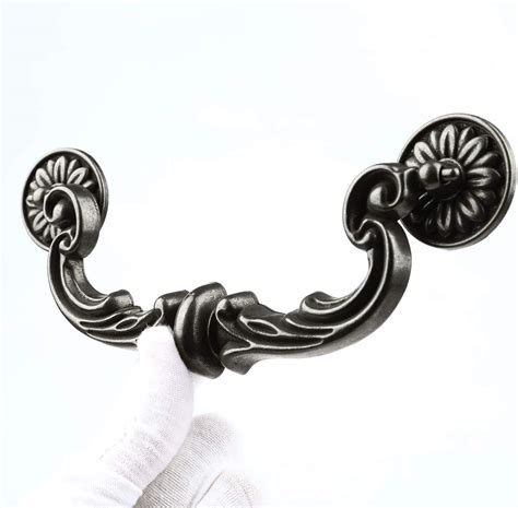 Wenran 6 Hole Center Large Drop Down Bail Dresser Pull Handle Bail Drawer Pull Swing Drawer