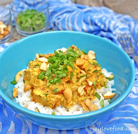 Chicken Curry With Cashews Joy Love Food