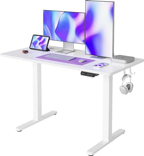 Fezibo Bureau Assis Debout Lectrique Cm Bureau Table Debout