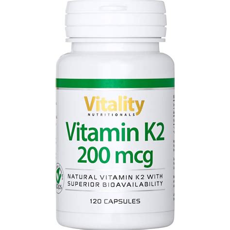 Beställ K2 vitaminkapslar Vitamin K2 200mcg