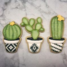 Ideas De Suculentas Y Cactus Decoracion De Galletas Galletas