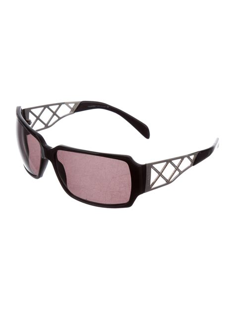 Chanel Rhinestone Narrow Sunglasses - Accessories - CHA209439 | The ...