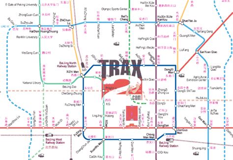 Latest Beijing Subway Map Beijing Mappery