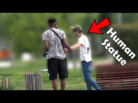 Best Human Statue Prank Best Of Just For Laughs Awesome Reactions Youtube