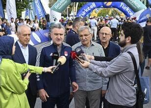 Gen Lik Ve Spor Bakan Osman A K N Bak Turkcell Granfondo Nun Start N