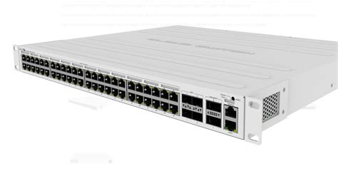 MikroTik CRS354-48P-4S+2Q+RM L3 upravljiv 750W PoE+ svič - Elektroleum
